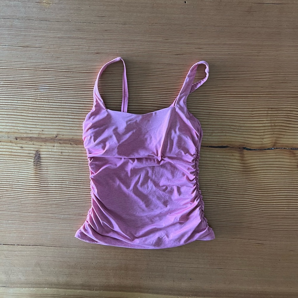 Athleta Ruched Swimming Top